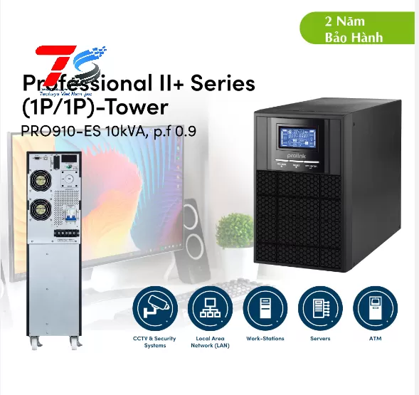 Bộ lưu điện UPS Prolink PRO910-ES (10KVA/9KW)